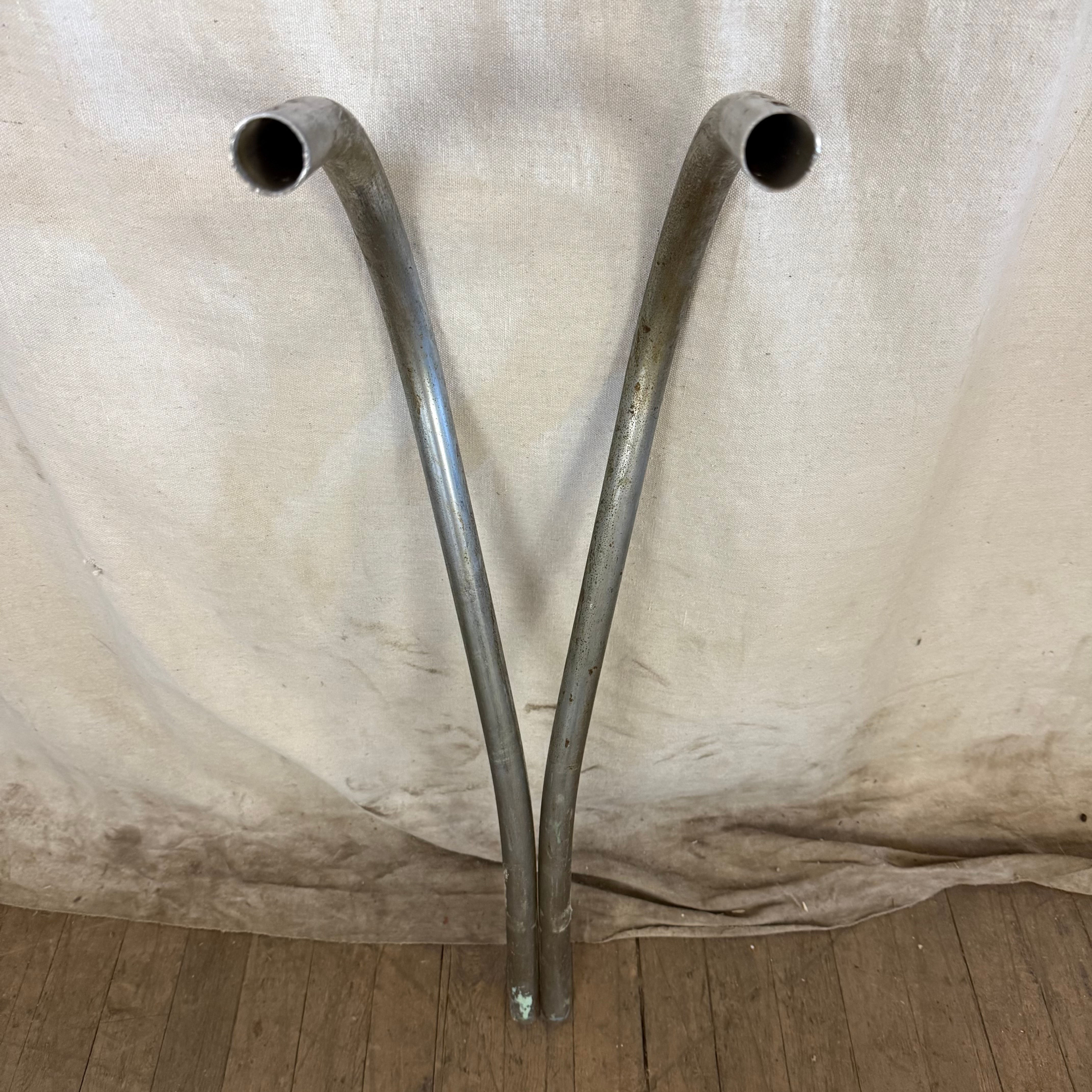 Set of (4) Chrome Table Legs