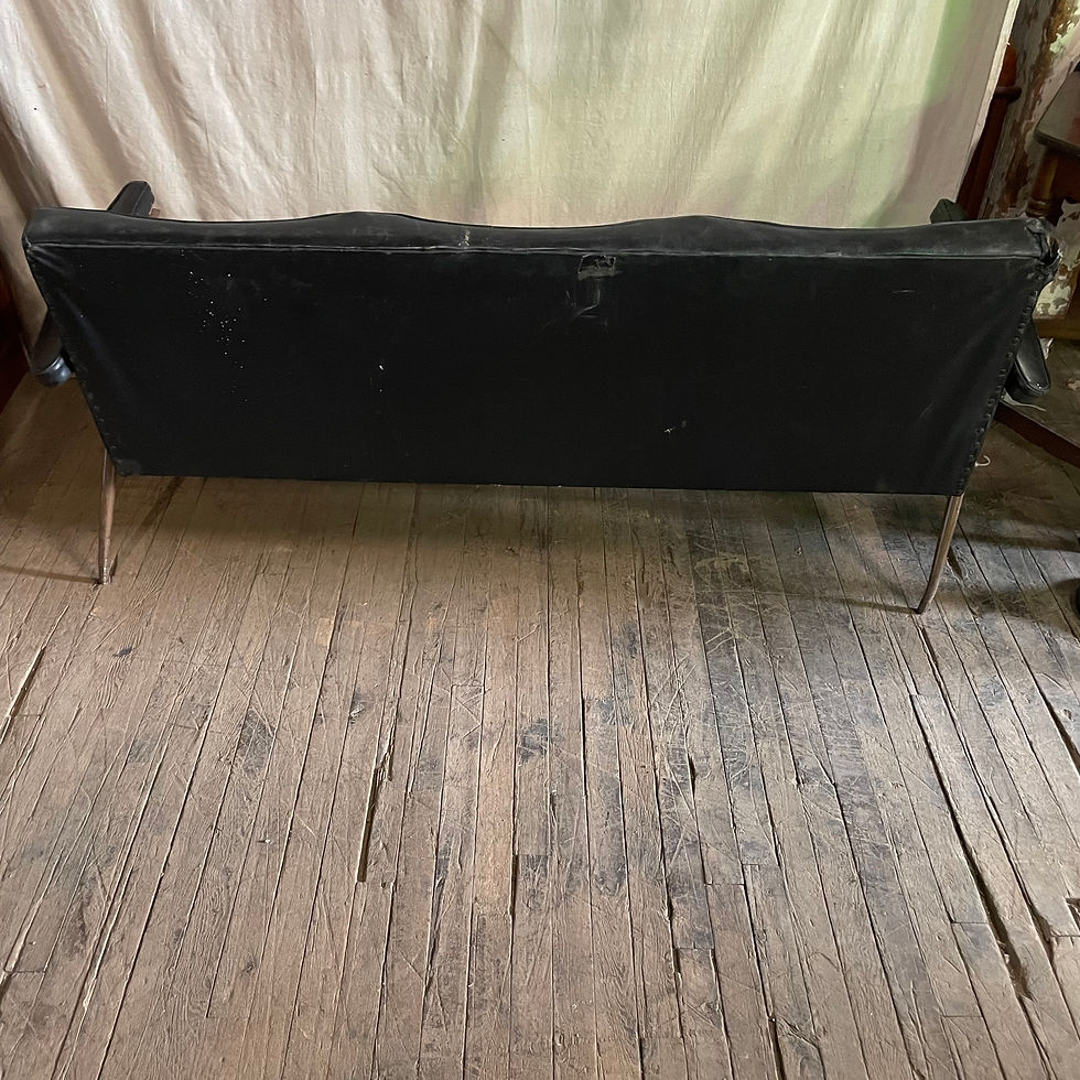 Thumbnail: Black Mid-Century Modern Couch