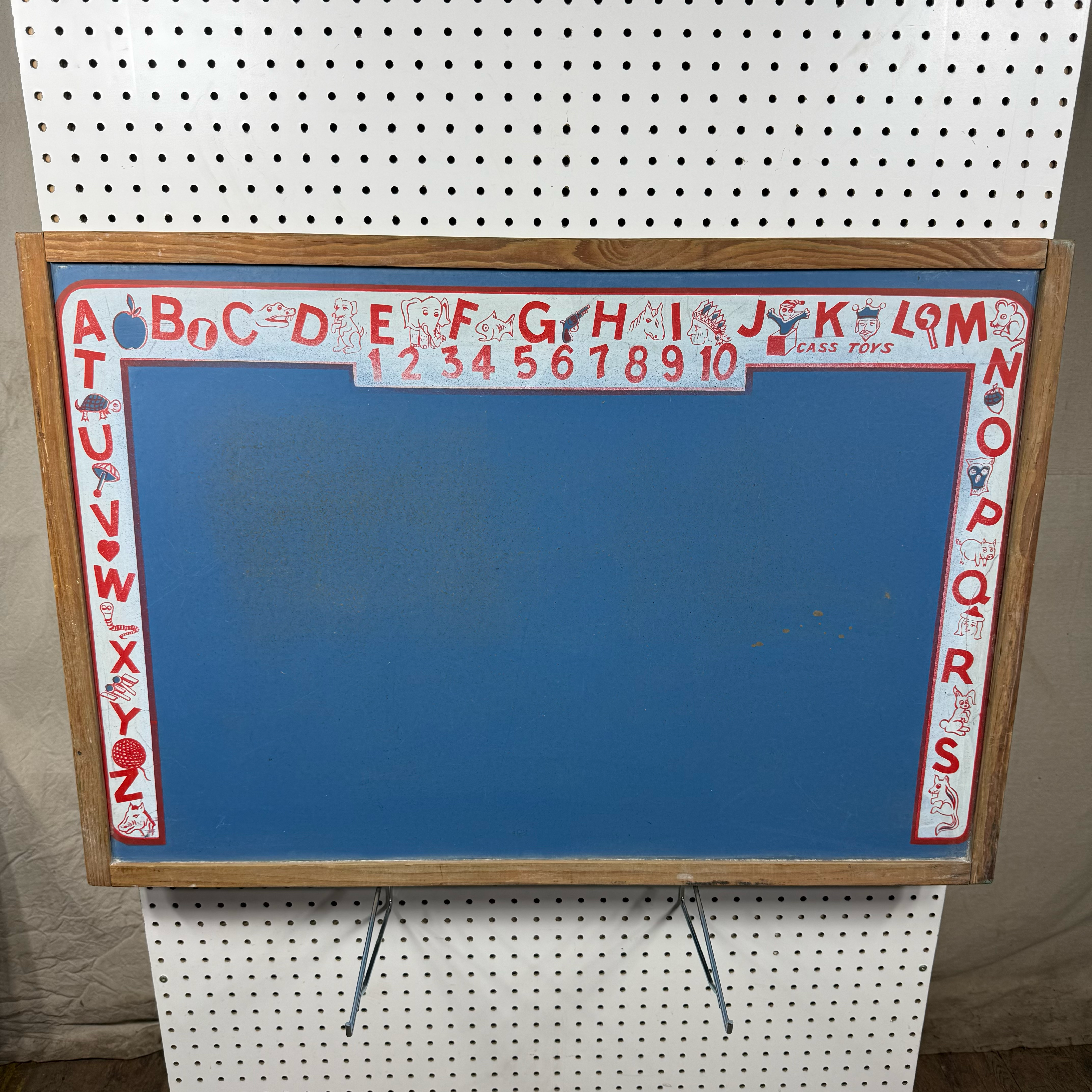 Elementary School Blue Chalkboard