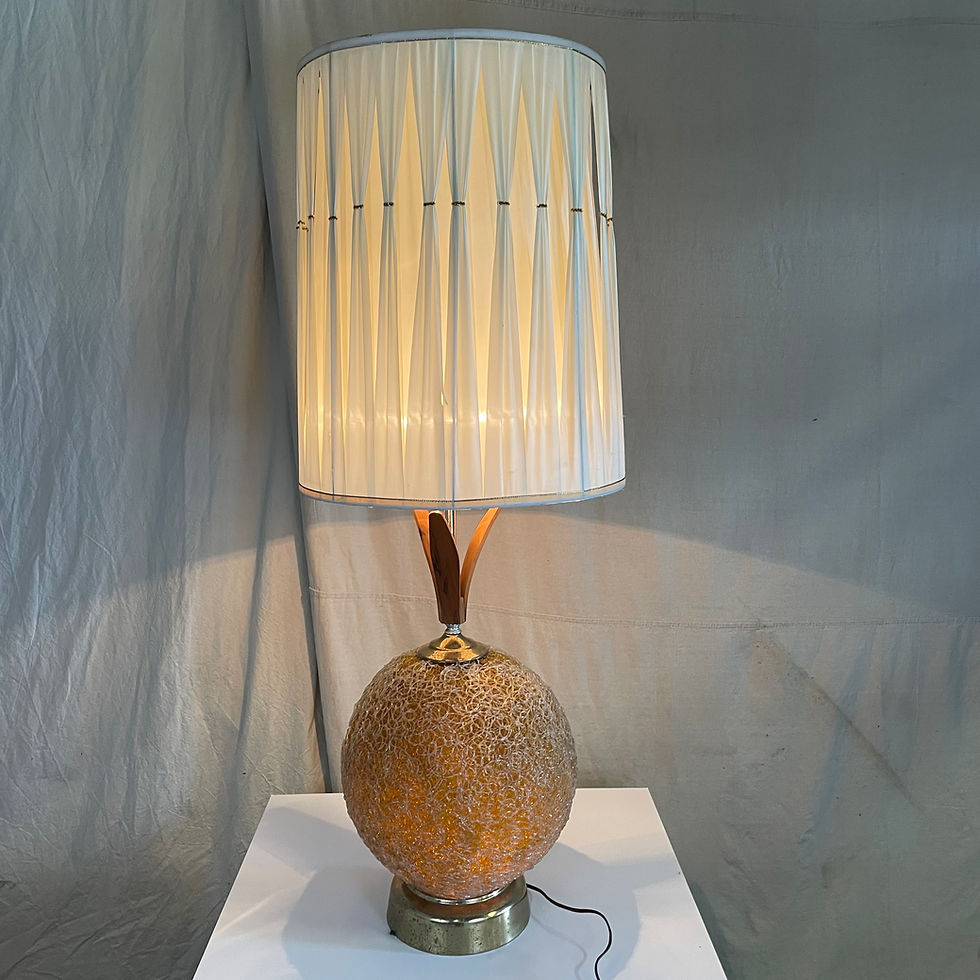 MCM Spaghetti Ball Lamp w/ Drum Shade