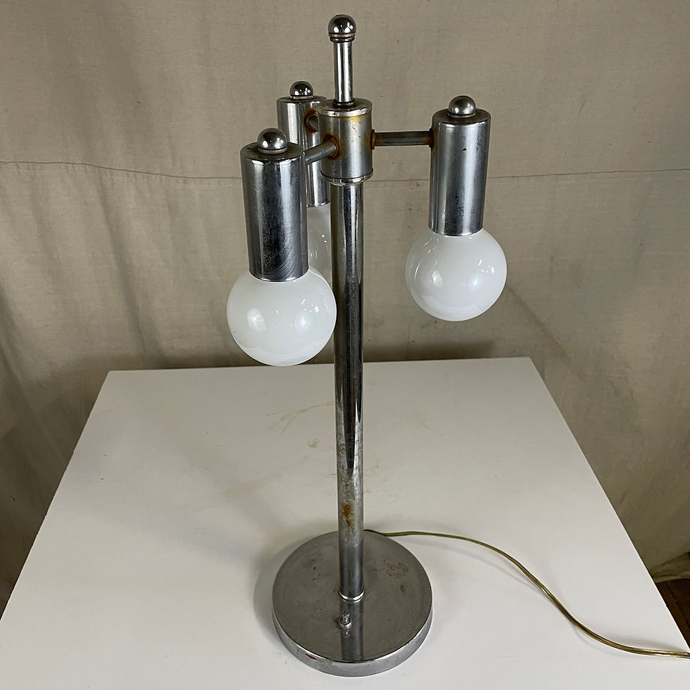 Thumbnail: 3 Light Space Chrome Light Lamp