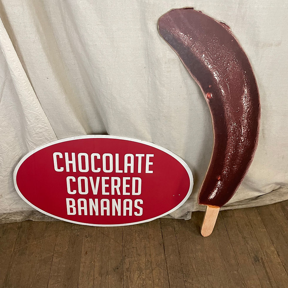 Chocolate Covered Bananas Signs