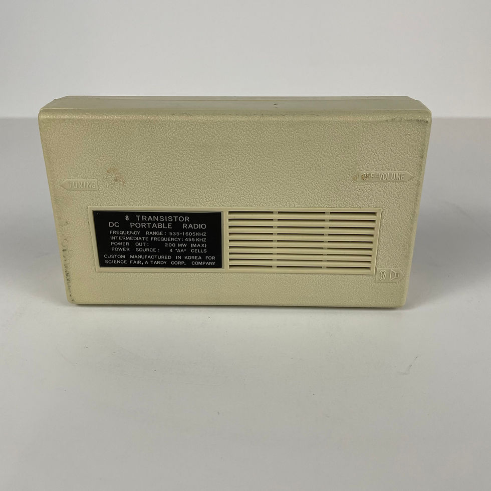 Thumbnail: Science Fair Hi-Sensitivity 8 Transistor Radio w/ Case