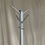 Thumbnail: Silver Metal Coat Rack