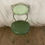 Thumbnail: Green Metal Swiveling Garden Chair