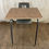 Thumbnail: Wood Top School Desk w/ Green Plastic Seat