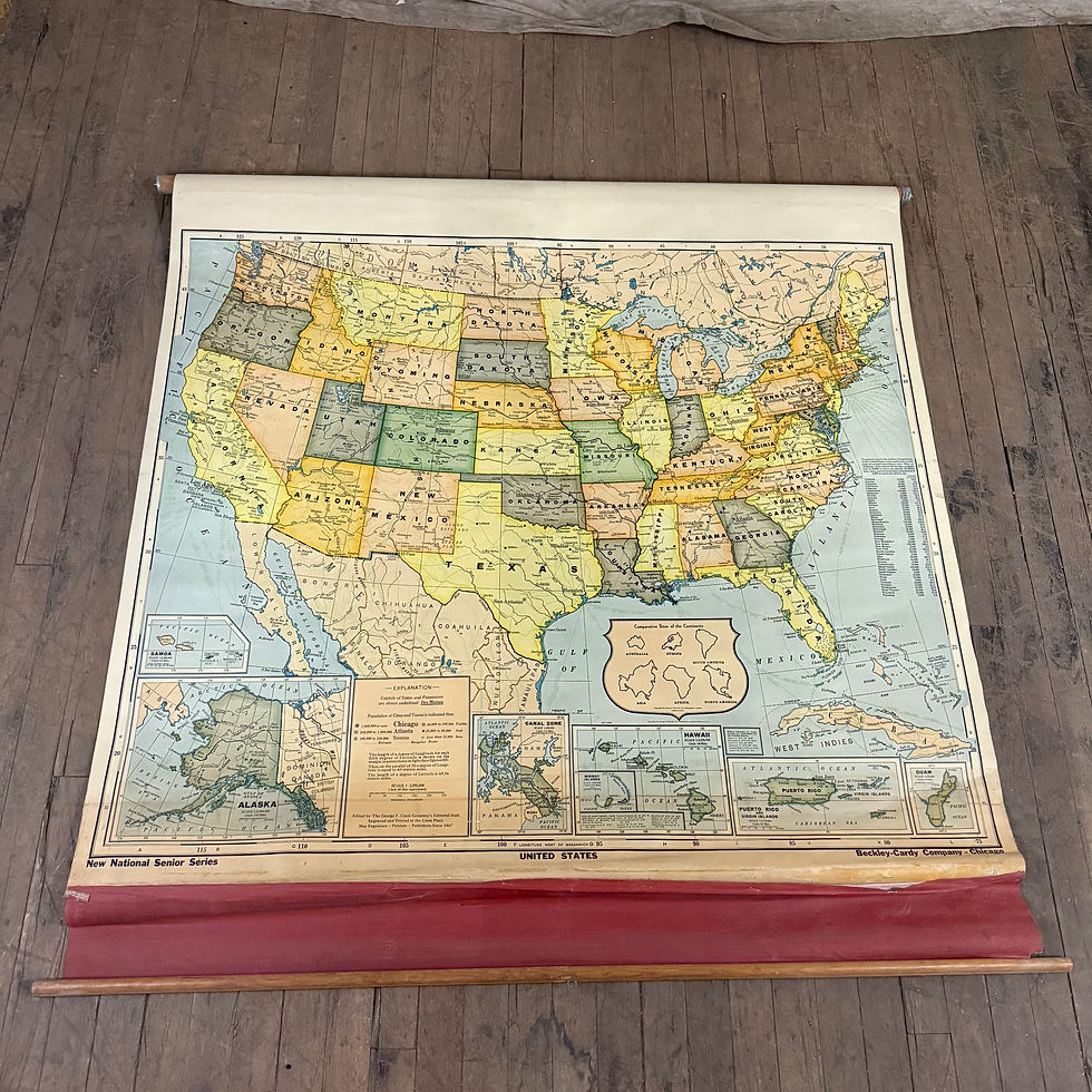 United States Roll Down Map
