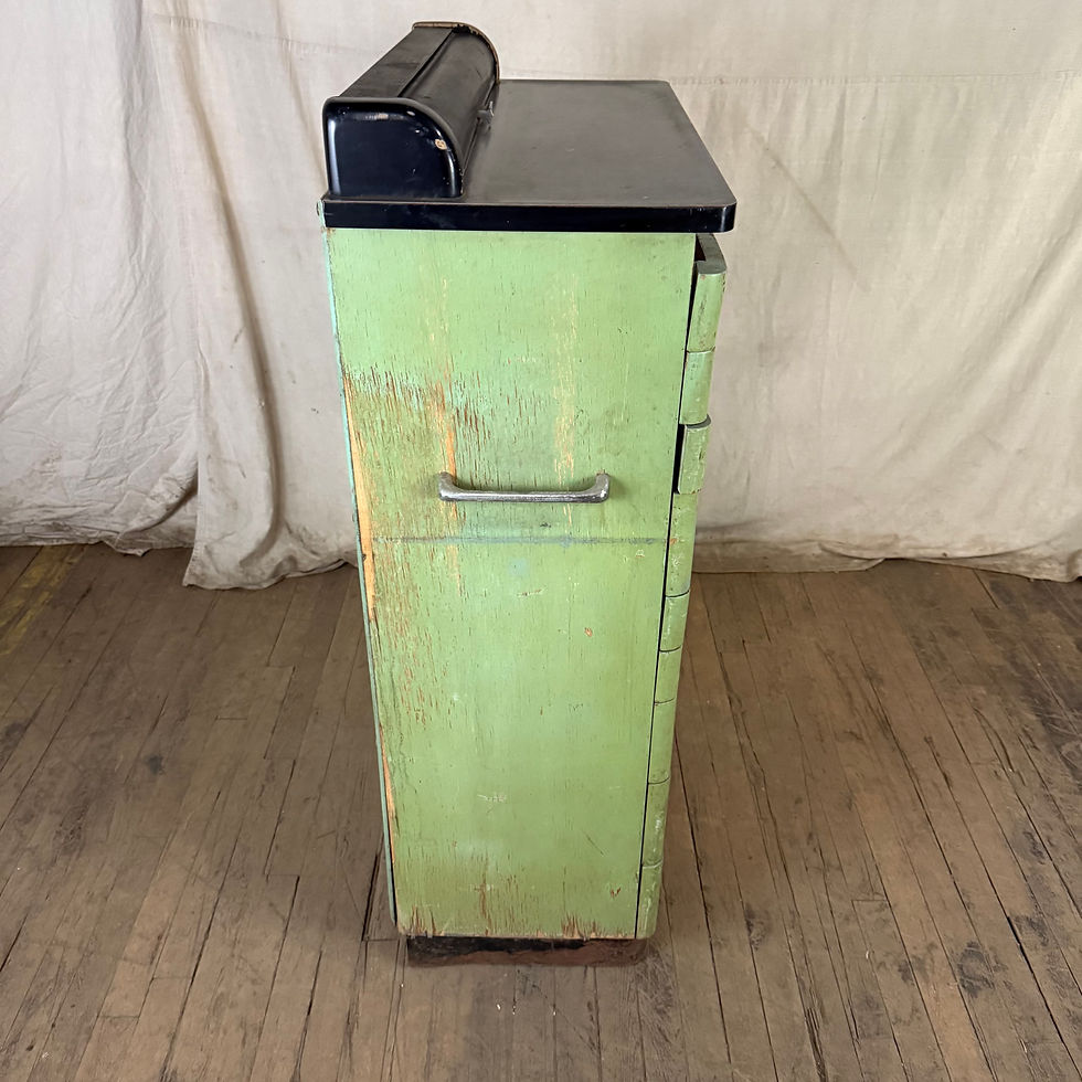 Thumbnail: Light Green Metal Dental Medical Cabinet