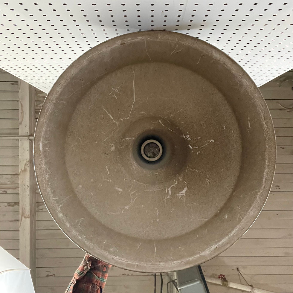 Thumbnail: XL Dirty Black Industrial Pendant Light