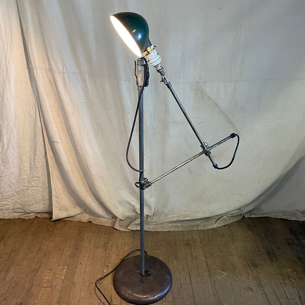 Small Shade Adjustable Floor Standing Work Light