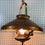 Thumbnail: Brass Hanging Light Fixture