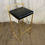 Thumbnail: Black & Gold Metal Bar Stools