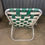 Thumbnail: Green & White Speckled Lounge Lawn Chair
