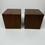 Thumbnail: Pair of Ampex Wood Grain Cube Speakers