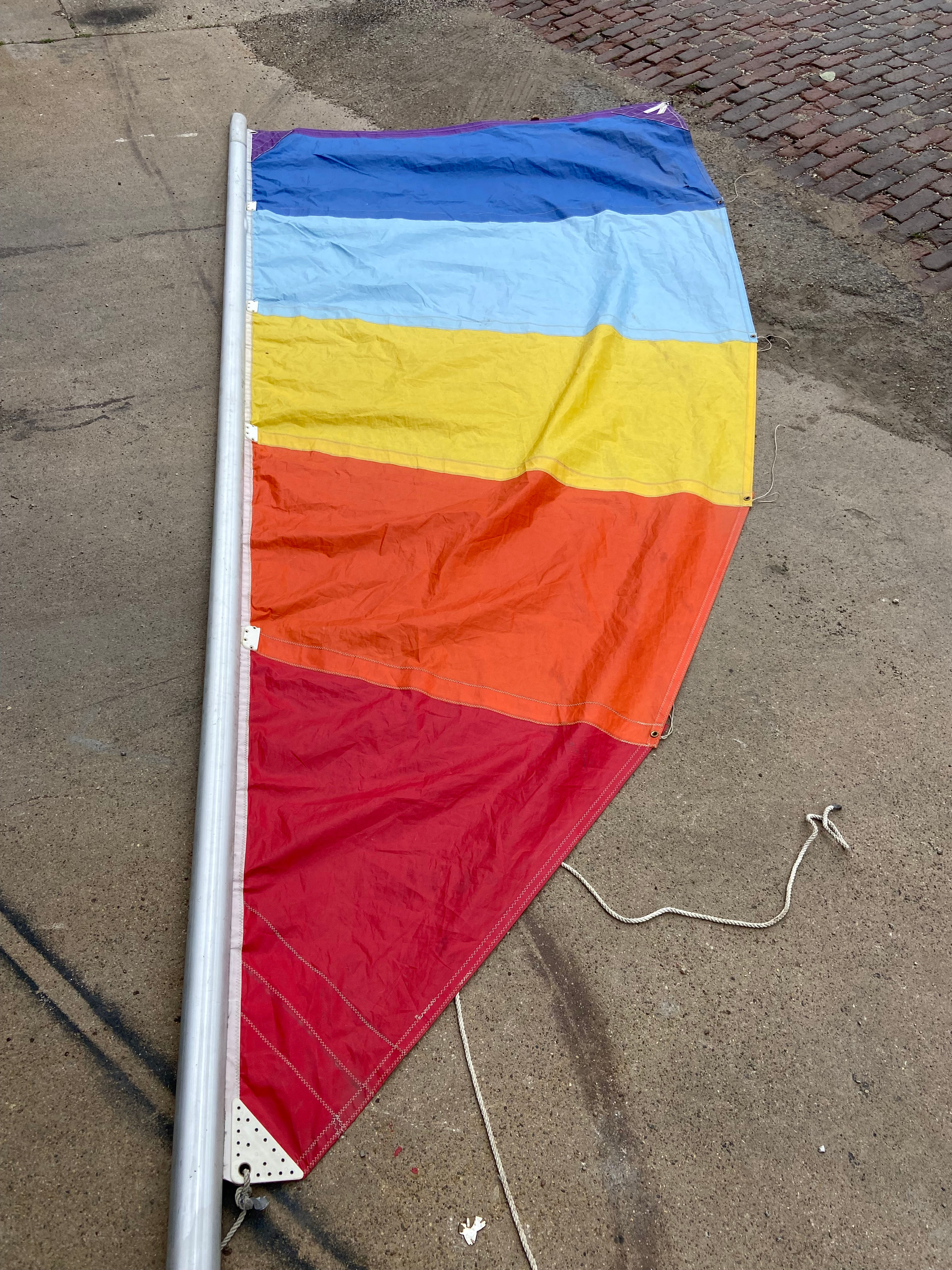 Large Rainbow Ship Sail