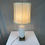 Thumbnail: Vintage White & Gold Table Lamp
