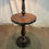 Thumbnail: Circular Side Table Floor Lamp w/ Boho Shade
