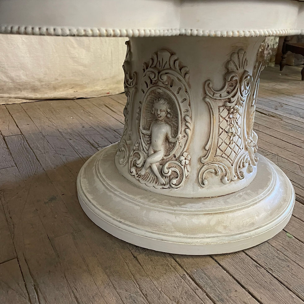 Thumbnail: White & Grey Marble Coffee Table