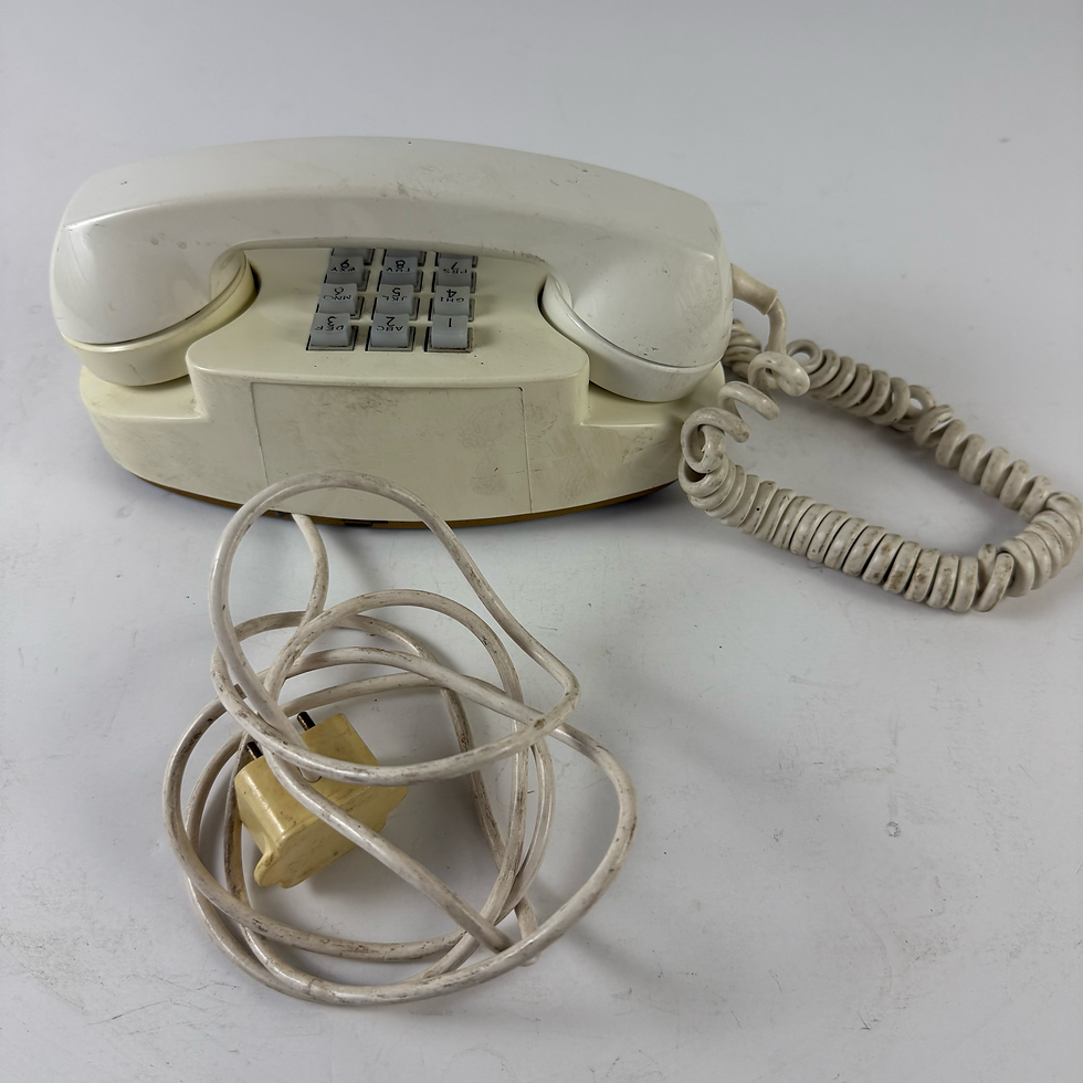 Thumbnail: White Push Button Princess Telephone
