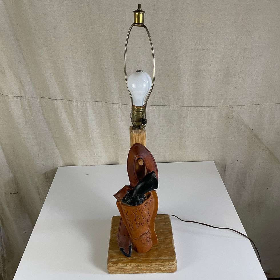 Thumbnail: Wood Gun in Holster Lamp
