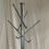 Thumbnail: Neat Art Deco Tarnished Silver Coat Rack