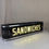 Thumbnail: Sandwiches Lighted Box Sign