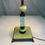 Thumbnail: Green Slag Stained Glass Lamp