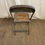 Thumbnail: Light Wood Seated Metal Folding Chair