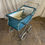 Thumbnail: Blue Pram Baby Carriage Stroller