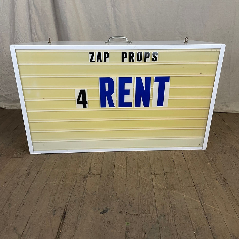 Thumbnail: Lighted Changeable Letter Sign