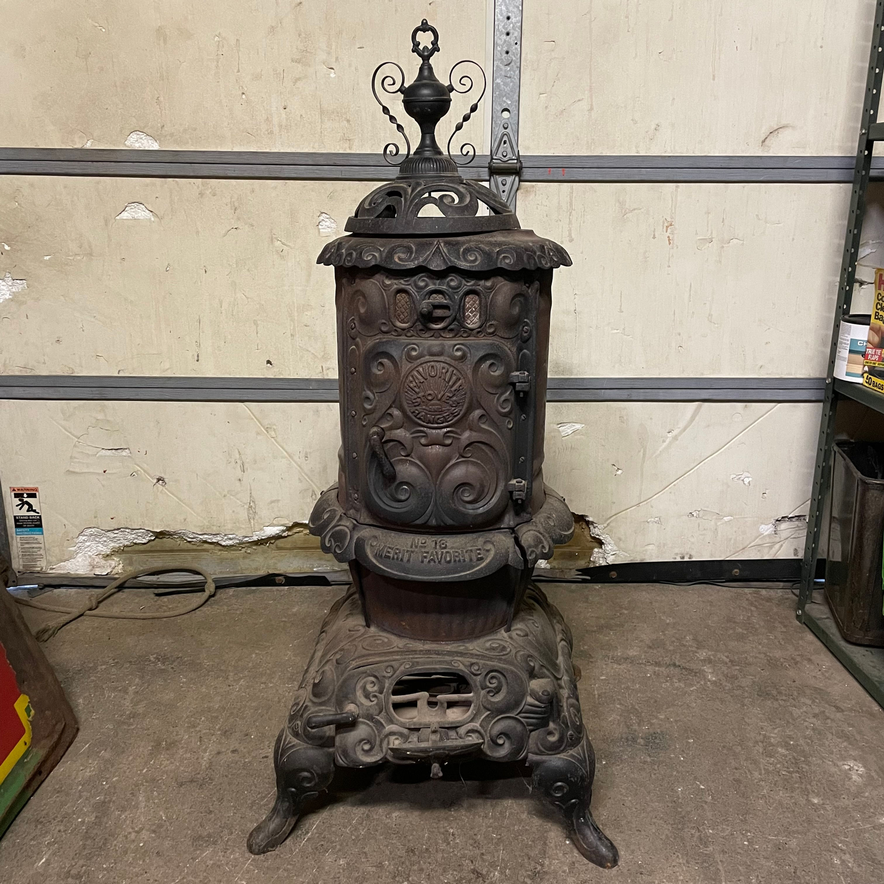 Wood Burning Potbelly Stove