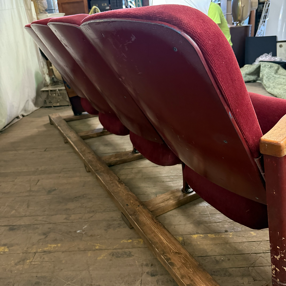 Thumbnail: Red Upholstered Theatre Seats