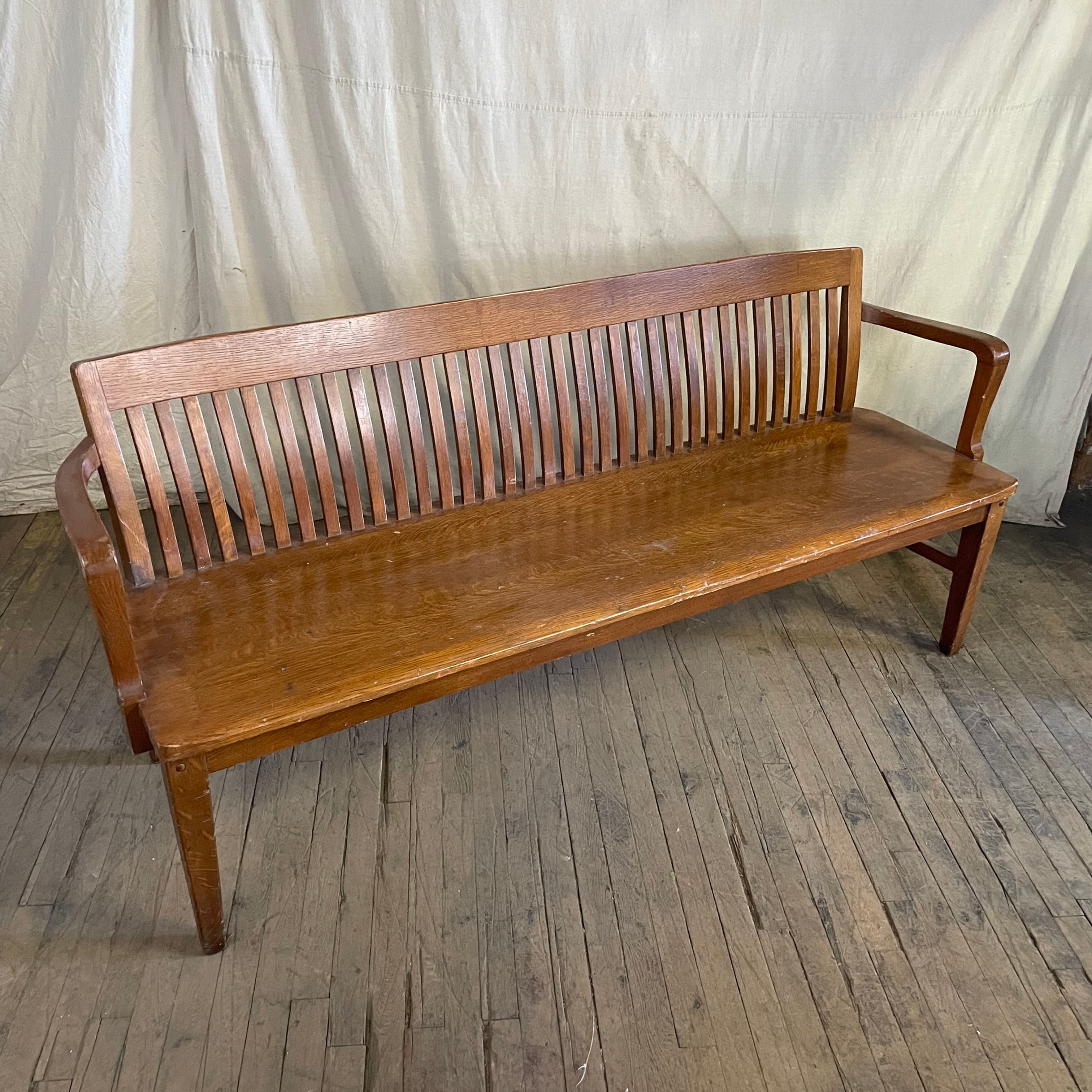 Bank of England Wooden Bench