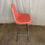 Thumbnail: Orange Fiberglass Shell Bar Stool