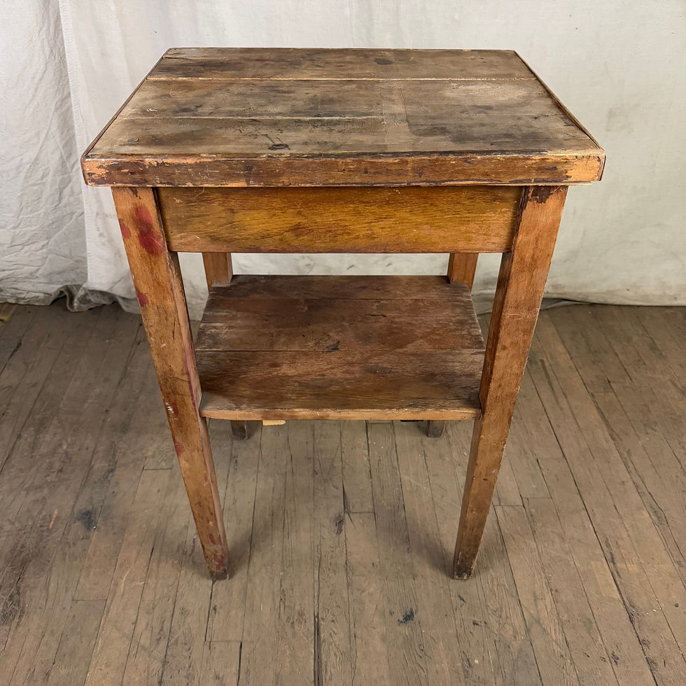 Thumbnail: Butcher Block Wooden Kitchen Prep Table