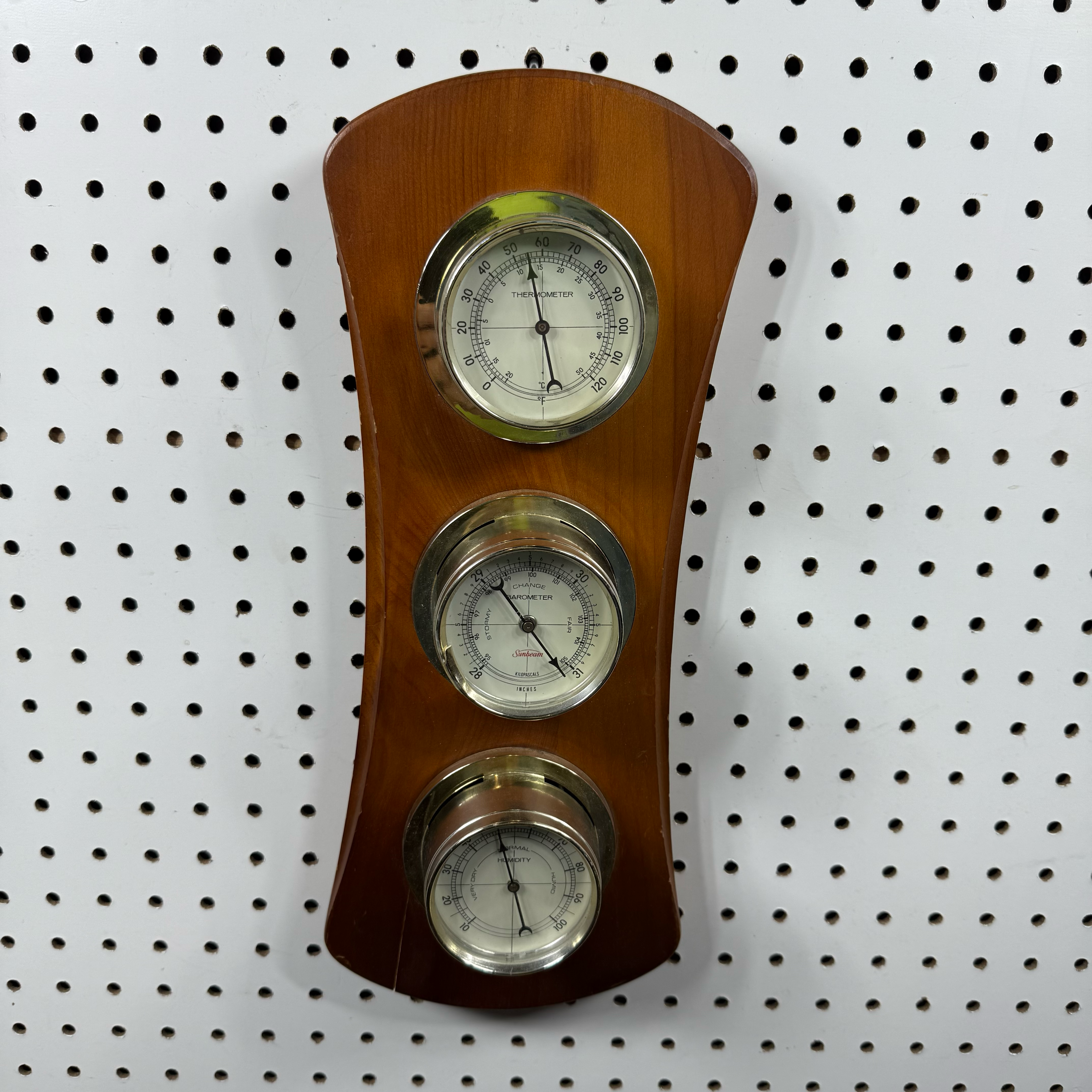 Barometer/Thermometer/Humidity Wall Hanging Weather Station