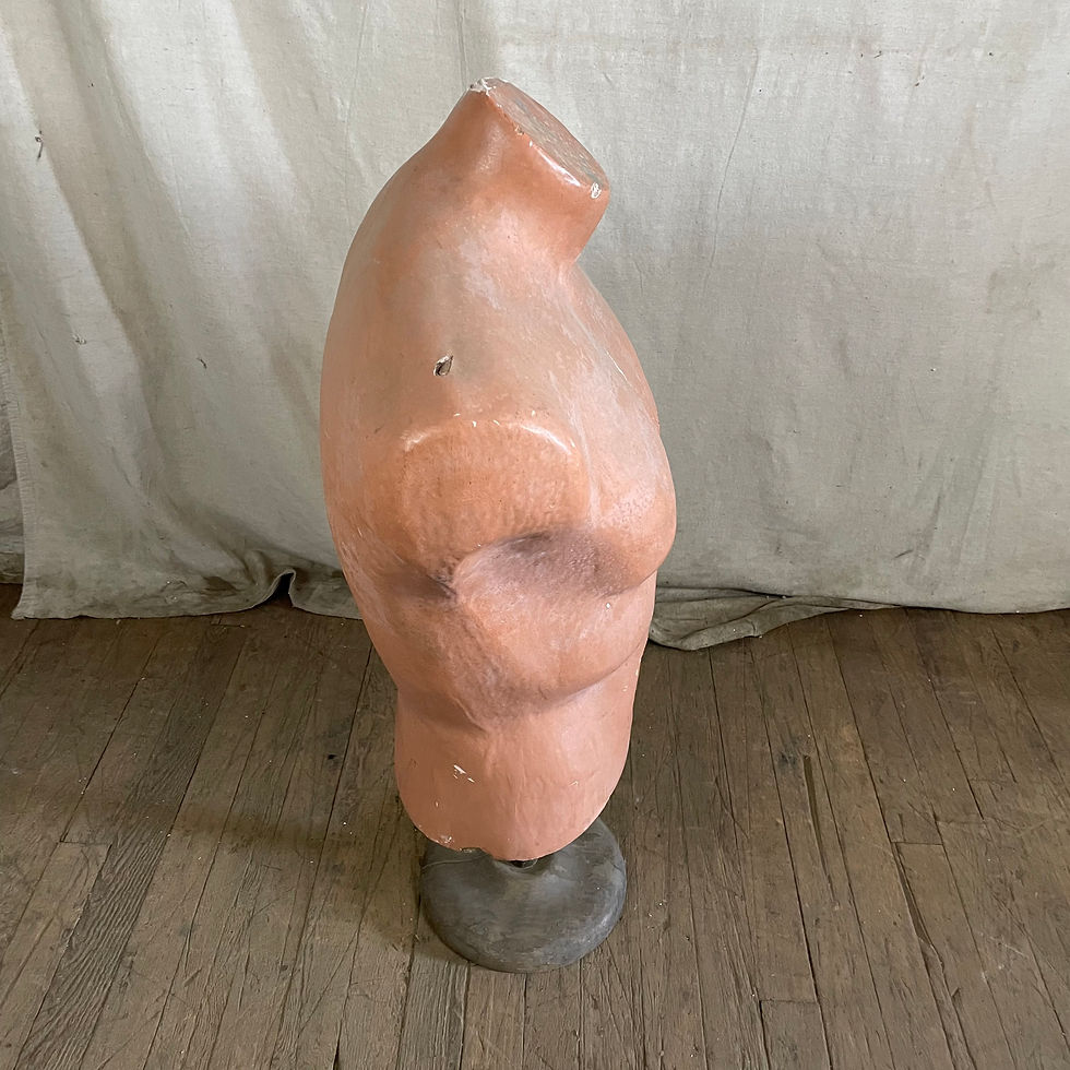 Thumbnail: Male Torso on Wood Stand Store Display