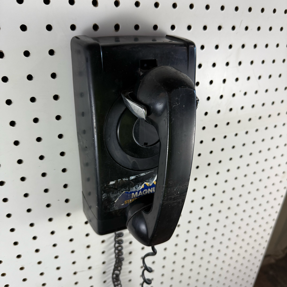 Black Wall Phone Intercom