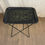 Thumbnail: Black & Gold Metal Folding TV Tray