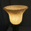Thumbnail: Gold Sculptural Face Deco Lamp