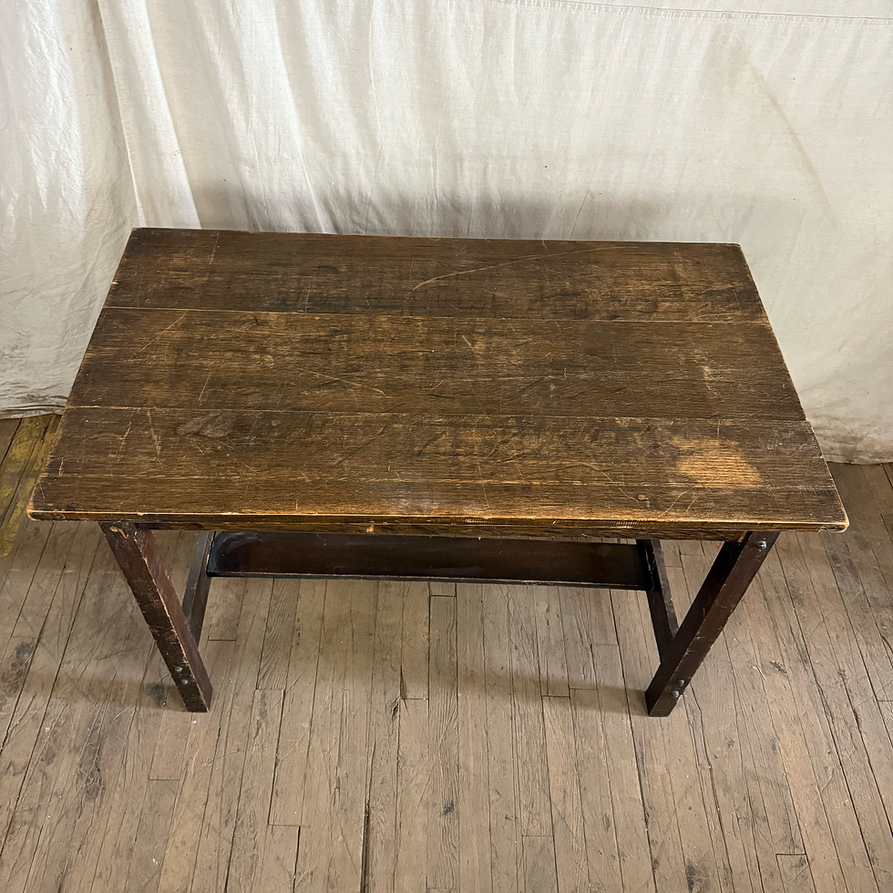 Thumbnail: Simple Dark Wood Rectangular Table