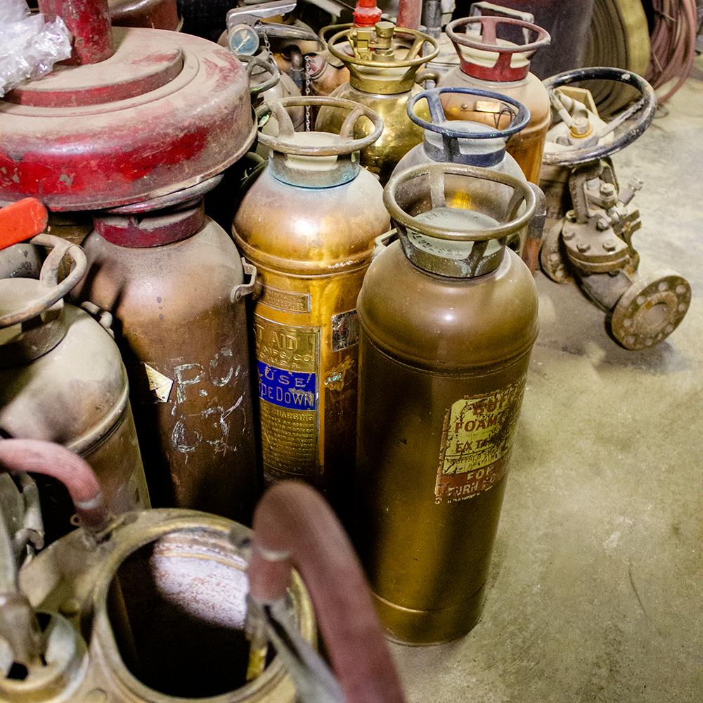 Brass and Copper Fire Extinguishers