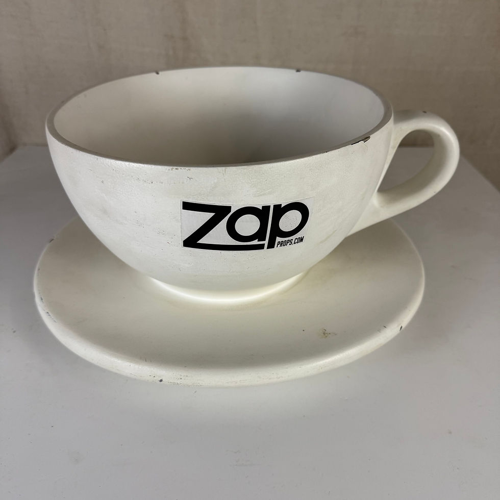 Oversized Coffee Cup & Saucer