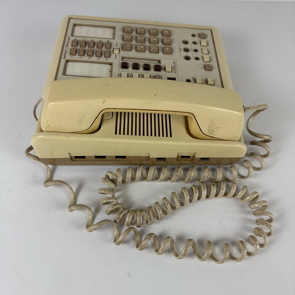 Thumbnail: Telematrix Multi-Line White Telephone