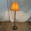 Thumbnail: Traditional Standing Floor Lamp w/ Faux Leather Shade
