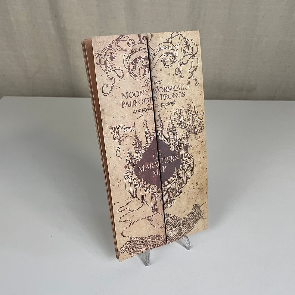 Harry Potter Maraduers Map Folded Prop Map