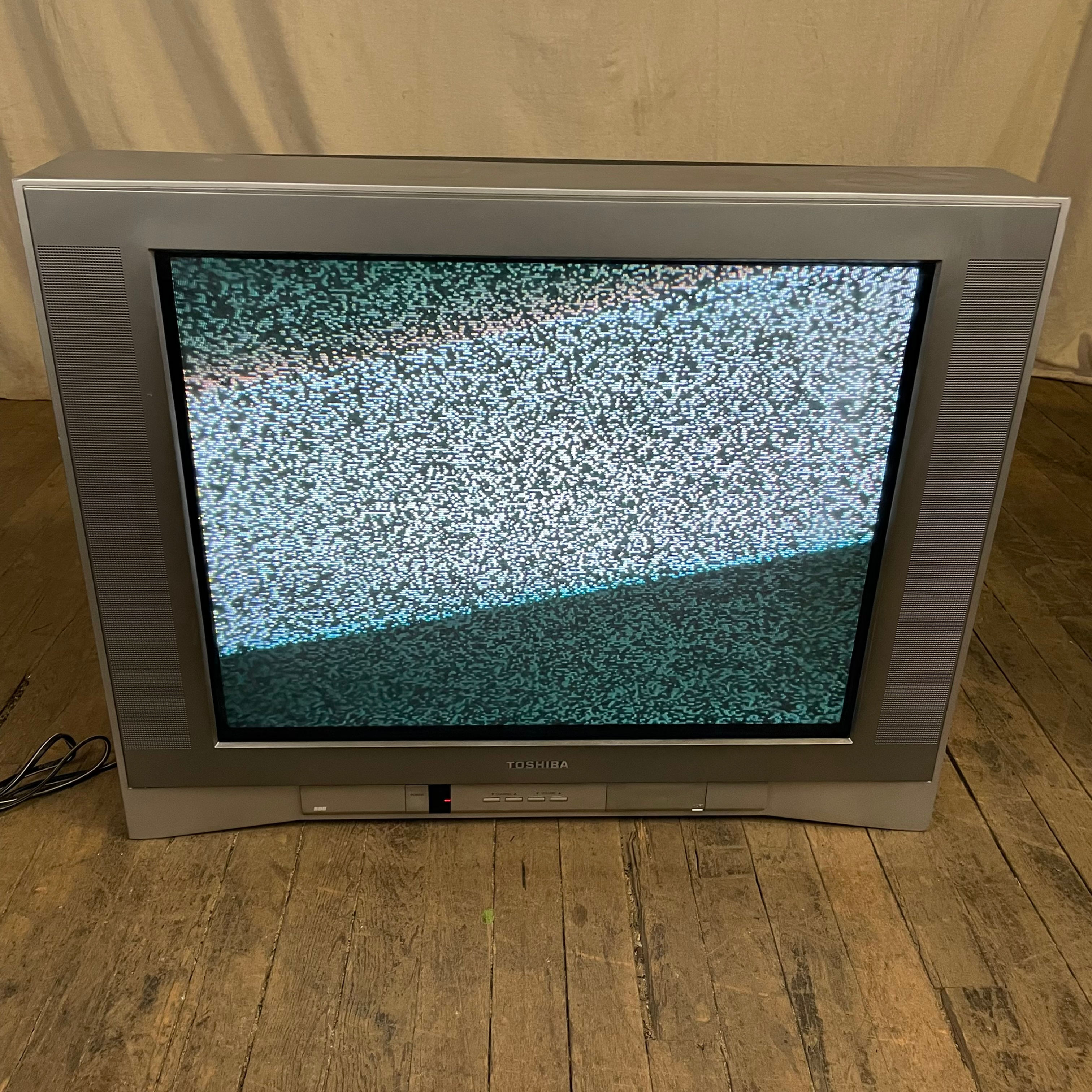 Black & Grey 27" CRT Television