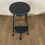 Thumbnail: Simple Black Stool w/ Fold-Up Footstool