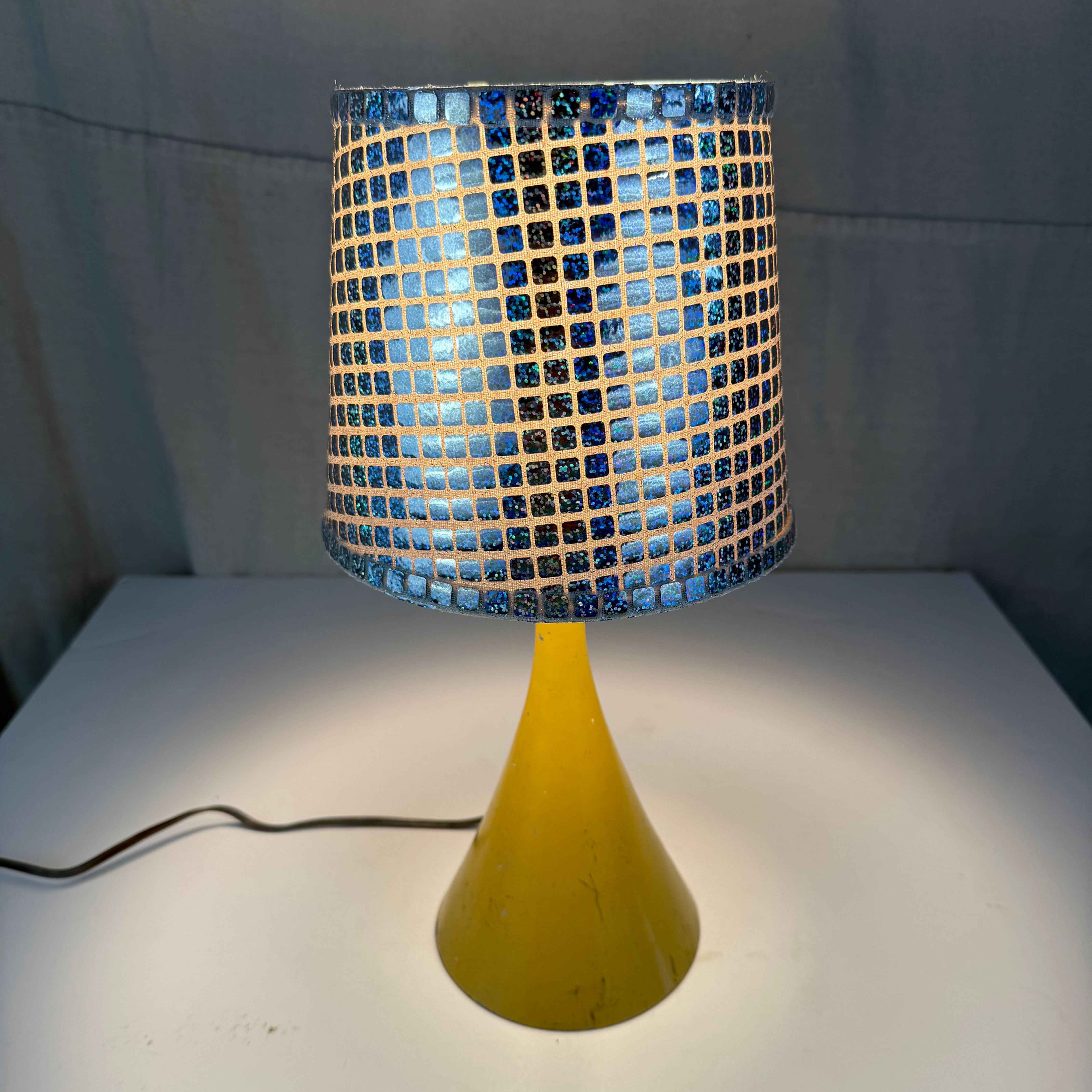 Atomic Tulip Lamp w/ Disco Shade