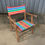 Thumbnail: Striped Fabric Children's Folding Chair
